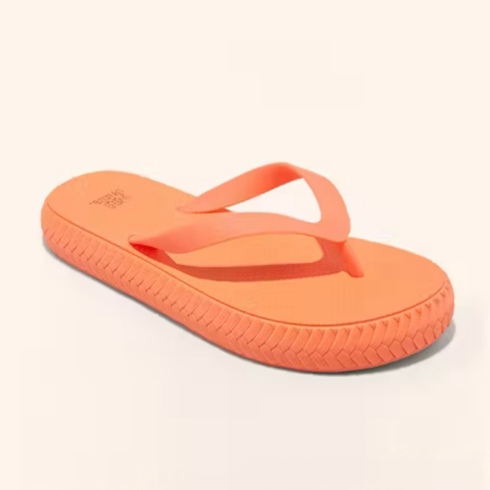 Wild Fable Orange Flip Flops sz 11